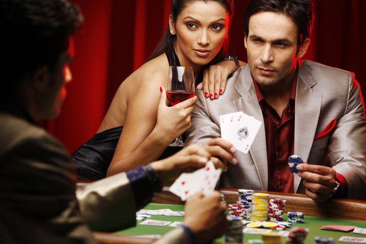 Table game interface with blackjack hand